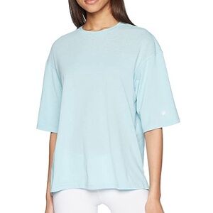 Asics light blue short sleeve tee, NWT, large